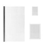Window Screen Repair Kit Fiberglass Mesh with Tools for Doors Patio Porch Gray