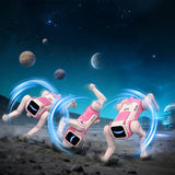 AI Robot Dog Toy Remote Control Stunt with Voice Commands Pink