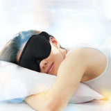 Travel  3D Sleeping Eye Mask Soft Memory Foam Blockout Eye Mask Black
