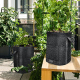 2Pcs 15 Gallon Potato Grow Bags with Unique Harvest Window & Visible Window