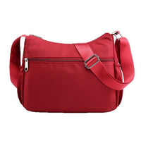 Women Shoulder Handbag Multi-Pocket Crossbody Purse Fashion Satchel Red