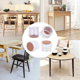 Set of 32Pcs Silicon Chair Leg Covers Hardwood Furniture Foot Protector