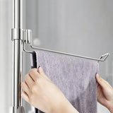 6 Tier Shower  Organizer Tension Pole Rustproof  for Bathroom Organizers and Storage Silver