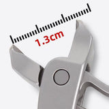 2Pcs Large Jaw Opening Toenail Clippers for Thick Nails Curved Nail Clippers with Wide Lever Non-Slip Handle