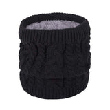 Thick Fleece Neck Warmer Winter Ski Gaiter for Men Women Black