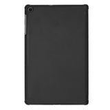 PU Leather Trifold Stand Case Compatible With Fire HD 10 2021 2023 Black