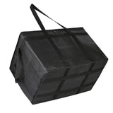 Insulated Food Delivery Bags for Pizza Grocery Shopping and Catering Black