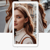 WiFi Vlog Selfie Monitor 3 Mode Back Camera Screen for iPhone/Android Live Stream White