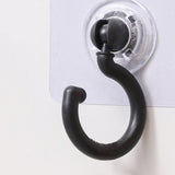 10 Pcs Adhesive Wall & Ceiling Decor Hook Heavy Duty No-Drill 360 Degree for Hanging Home Black