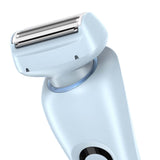 Cordless Electric Razors for Women Rechargeable Bikini Trimmer for Body Hair Blue