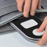 3-in-1 Wireless Charging Station for Wireless Charging Apple Devices Foldable Charger Dock Black