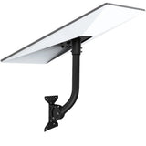 39CM Adjustable Mount Compatible with Starlink Gen 3 V3 4 4X Carbon Steel Wall Roof Mount Bracket Black