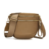 Oxford Cloth Large Capacity Crossbody Bag – Lightweight Shoulder Messenger Bag for Women Caramel