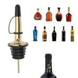 12Pcs Liquor Pour Spout With Dust Caps - Bottle Pourers for Alcohol Gold