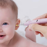 LED Lighted Ear Cleaner Kit USB Rechargeable Ear Wax Removal Tool Pink
