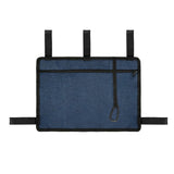 Premium Walker Storage Bag with Multiple Pockets – Walker Organizer Accessory Blue