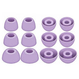 6 Pairs Ear Tips Compatible With Galaxy Buds 2 Pro S/M/L Replacement Soft Earbuds Purple