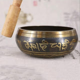 Tibetan Singing Bowl for Yoga Meditation with Striker and Cushion