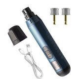 Upgraded 5-Speed Pet Nail Grinder with Led Light for Small Medium Large Dogs & Cats Blue