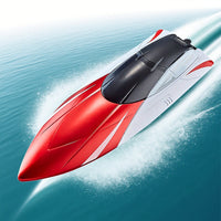 2.4GHz RC Speed Boat Toy – Remote Control Racing Yacht for Pools & Lakes Red