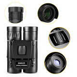 Travel Folding Binoculars Mini Pocket Binoculars with Phone Holder