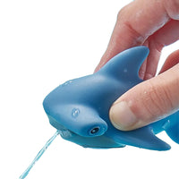 Color Changing Baby Bath Toys Bathtub Toys with Fishing Net Floating Squirting Toys Style 2