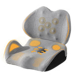 Memory Foam Seat Cushion Lumbar Support Pillow for Office Chair Wheelchair Gray