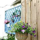 2Pcs Ceiling Swag Hook Metal Plant Bracket Wall Mount for Hanging Plants Gold