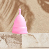 2Pcs Set Silicone Menstrual Cups Foldable Feminine Menstruation Period Cups