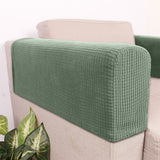2PCS Universal Chair Arm Protector Covers for Furniture Light Green