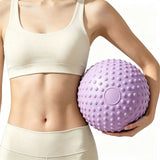 25 cm Thick Inflatable Sitting for Stretching and Balance Ball Purple