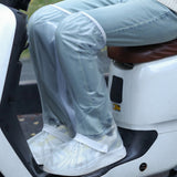 Water-resistant Boot Gear Reusable Overshoes Cycling Rain Shoe Covers Anti-slip White