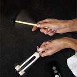 3 Pcs Aluminum Tuning Fork Set 128Hz 256Hz 512Hz for Meditation Yoga Silver