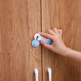 Set of 10Pcs Child-Proof Cabinet Locks Self-Adhesive Fridge Lock Child Safety Latches Blue