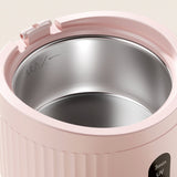 Ultrasonic Retainer Cleaner Rechargeable 3 Modes for Dentures Jewelry Pink
