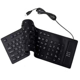 Foldable Flexible USB Keyboard Waterproof Silicone Style 2