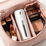 Travel Cosmetic Dispenser Set 4 in 1 Refillable Bottles White