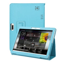 10-10.1 Inch Universal Tablet Case with 360° Rotatable Stand Blue