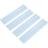24Pcs Adjustable Clapboard Drawer Cabinet Divider Partition DIY Storage Organiser Blue