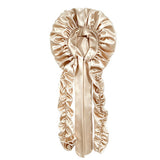 Double Layer Satin Bonnet for Long Hair Braids and Natural Hairstyles Champagne