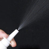 10 Pcs White PET Spray Bottles 5ml Refillable Fine Mist Pump White