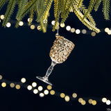 8PCS Christmas Acrylic Snowflake Hanging Ornaments Xmas Tree Decoration Pendants