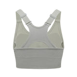 Adjustable Sports Bras Wide Strap Design for Running and Gym Fitness Green