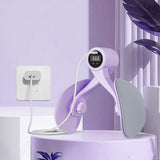Thigh Trainer for Women Pelvic Floor Exercise Fitness Tool for Home Gym Purple