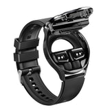 2-In-1 Bluetooth Smart Watch with Earphones For Android IOS