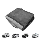 Large Capacity Car Trunk Organizer with Zippers – Backseat Storage Grey