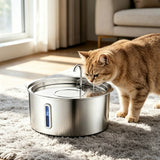 7L Stainless Steel Cat Dog Water Fountain Automatic Dispenser Style 2