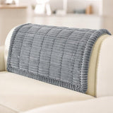 Sofa Armrest CoverWashable Couch Cover for Dogs Thick Pet Friendly Sofa Covers Light Gray