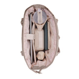Women’s Handheld Tote Bag – With Cup Holder Compartment and Luggage Sleeve for Travel & Work Camel