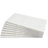 8 PCS Plastic Aquarium Grid Divider Set for Fish Tanks and Breeding White